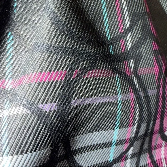 Coach Black and Pink Plaid Crossbody Bag - Picture 7 of 8